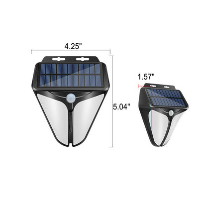 LZINA™ | Solar Intelligent Triangle Outdoor Waterproof Body Sensor Patio LED Wall Light