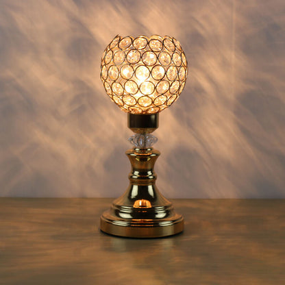 BowLift European Luxury Crystal Ball 1-Light Art Table Lamp – Elegant Crystal Accent for Modern Living