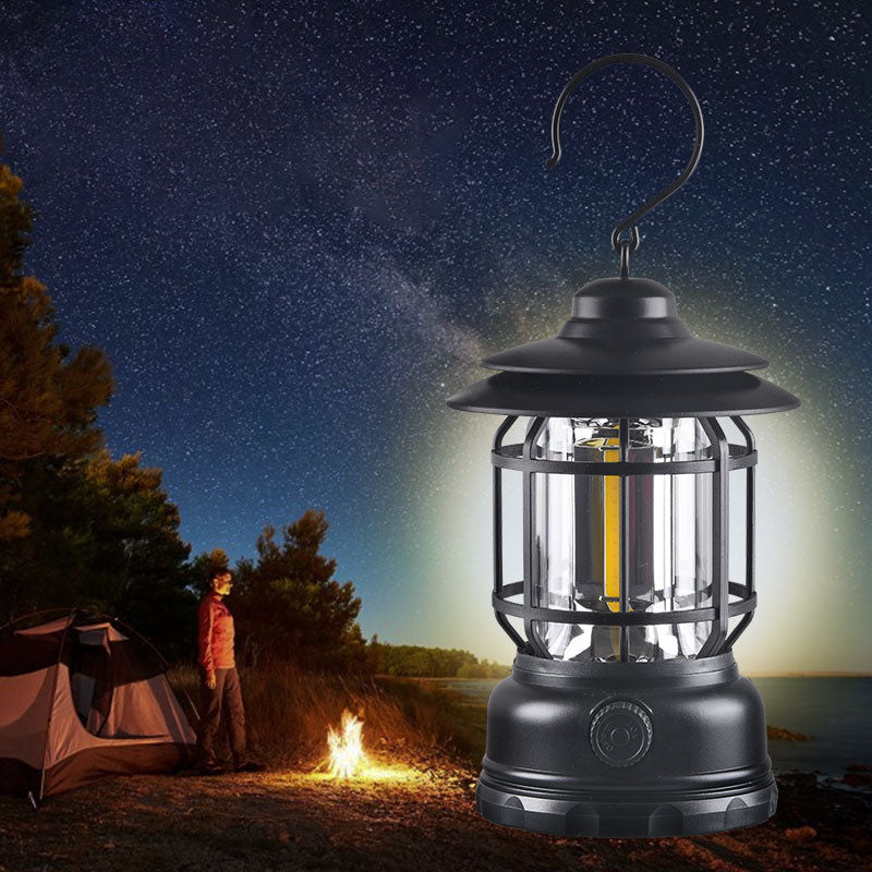 LZINA™ | Contemporary Industrial Portable USB Rechargeable Camping Lamp Horse Lamp For Outdoor