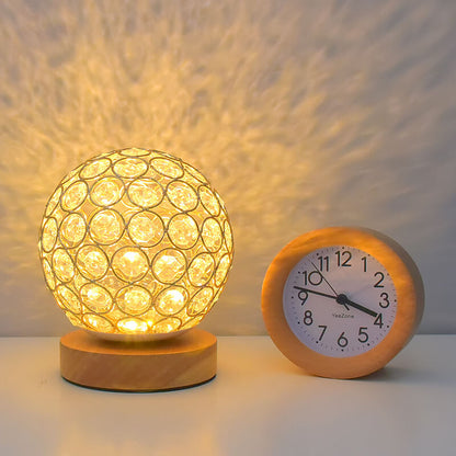 BowLift Sleek Modern Minimalist Round USB-Rechargeable LED Table Lamp