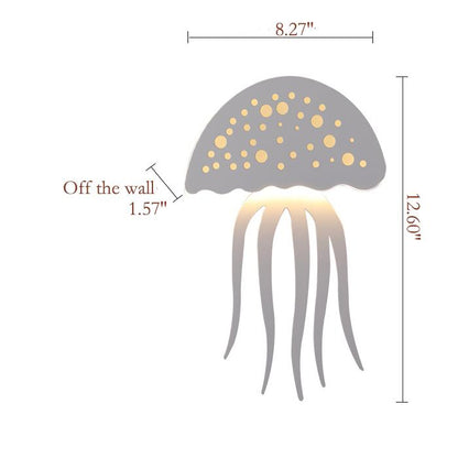 BowLift Modern Jellyfish LED Wall Light — 1-Light, Creative Design