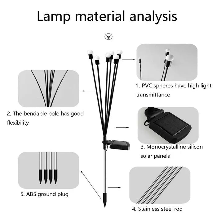 LZINA™ | Solar-powered Firefly Garden Light