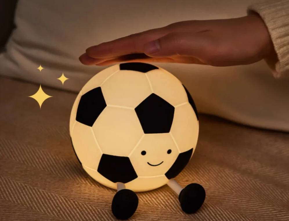 LZINA™ | Rechargeable Soccer Ball Silicone Night Light – GlowKick