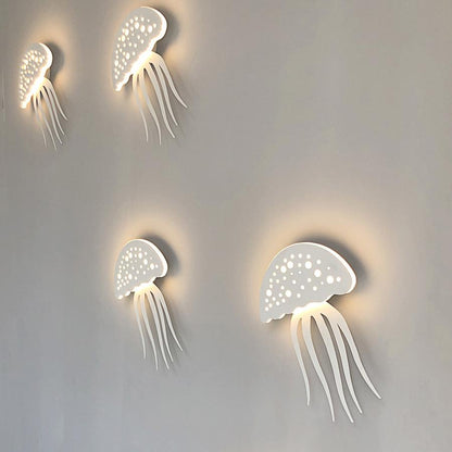 BowLift Modern Jellyfish LED Wall Light — 1-Light, Creative Design