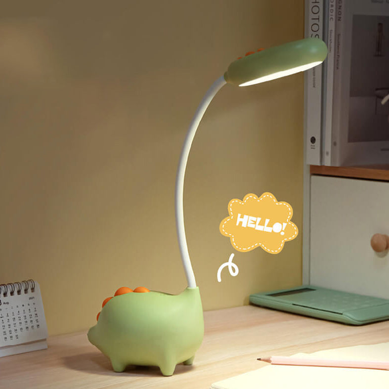 BowLift Rechargeable LED Desk Lamp with Cartoon Dinosaur — Eye-Care Lighting for Kids