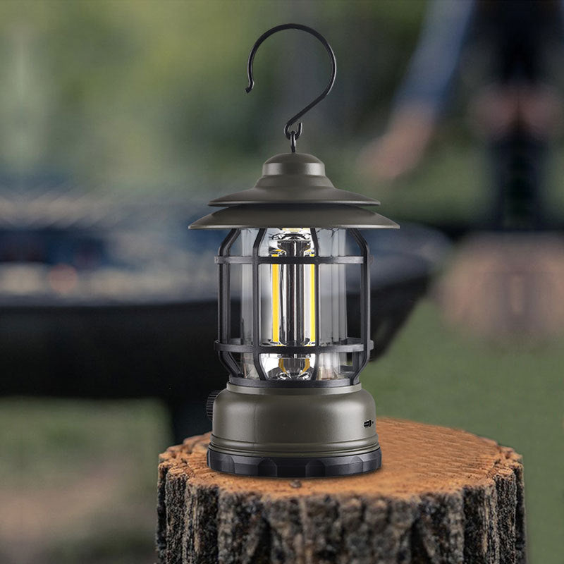 LZINA™ | Contemporary Industrial Portable USB Rechargeable Camping Lamp Horse Lamp For Outdoor
