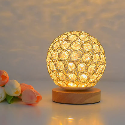 BowLift Sleek Modern Minimalist Round USB-Rechargeable LED Table Lamp