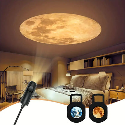 BowLift | Renan - Large, One-of-a-Kind Project Light (Earth and Moon)