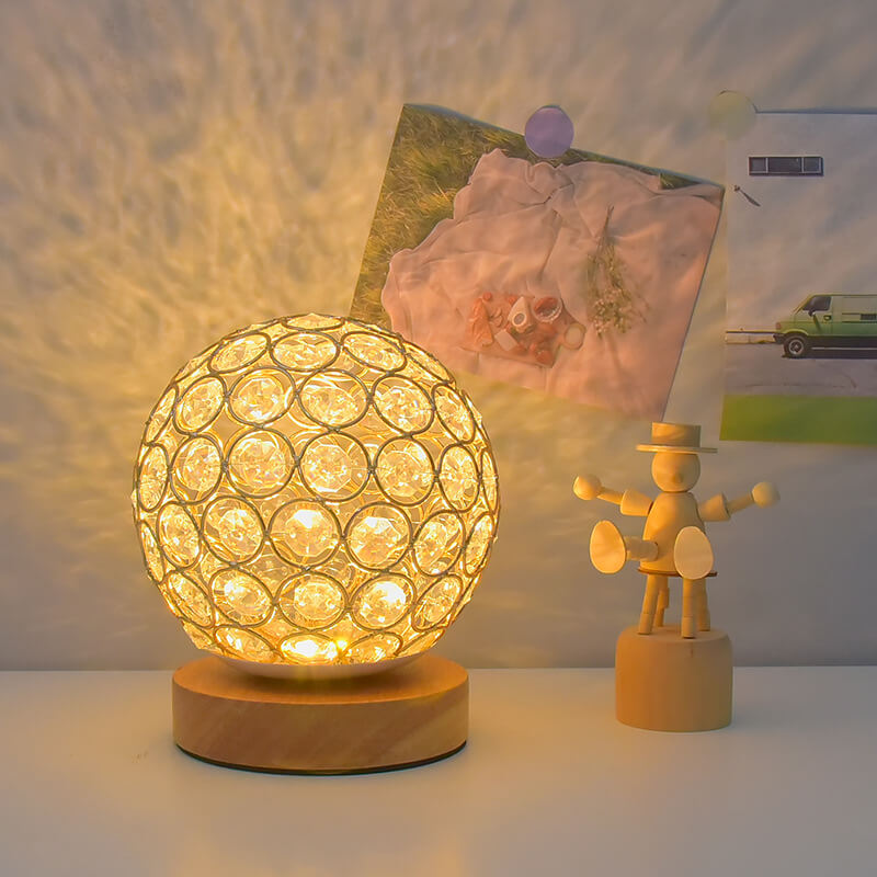 BowLift Sleek Modern Minimalist Round USB-Rechargeable LED Table Lamp