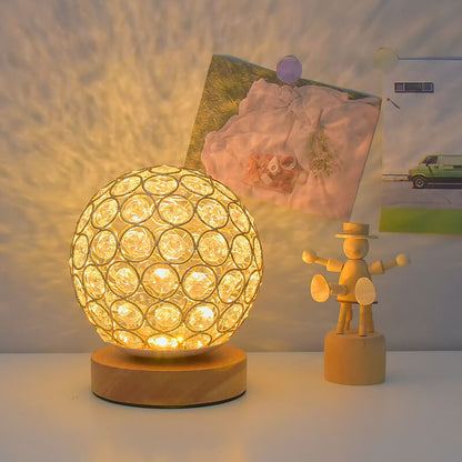BowLift Sleek Modern Minimalist Round USB-Rechargeable LED Table Lamp