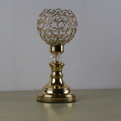 BowLift European Luxury Crystal Ball 1-Light Art Table Lamp – Elegant Crystal Accent for Modern Living