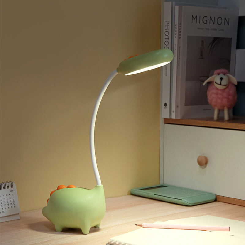 BowLift Rechargeable LED Desk Lamp with Cartoon Dinosaur — Eye-Care Lighting for Kids