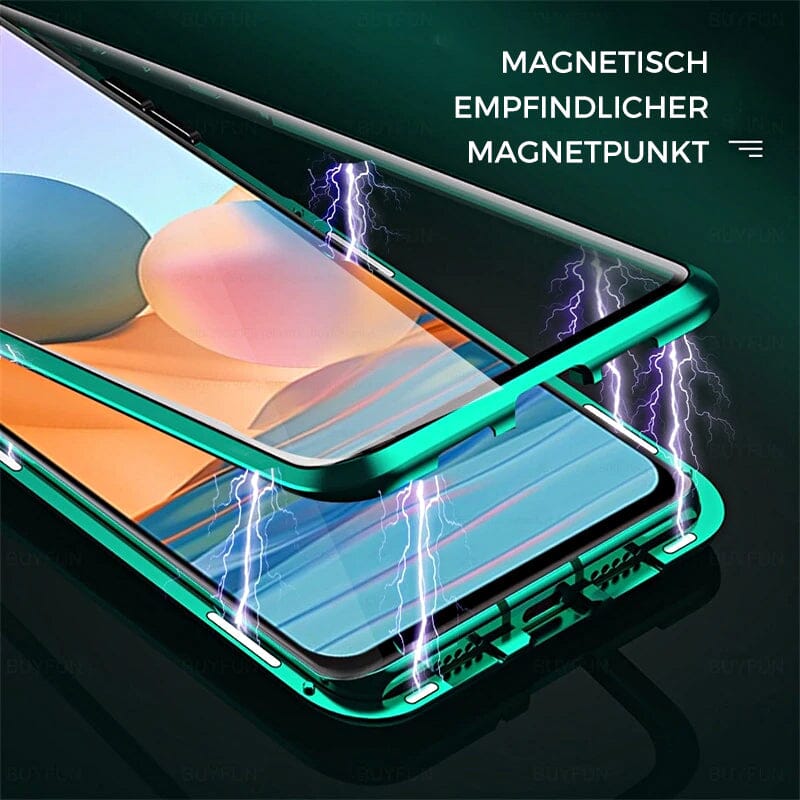 LZINA™ | Samsung magnetic tempered glass double-sided phone case