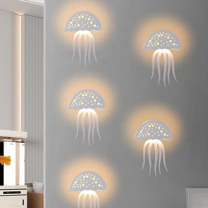 BowLift Modern Jellyfish LED Wall Light — 1-Light, Creative Design