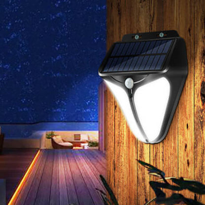 LZINA™ | Solar Intelligent Triangle Outdoor Waterproof Body Sensor Patio LED Wall Light