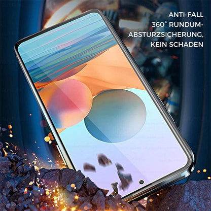 LZINA™ | Samsung magnetic tempered glass double-sided phone case