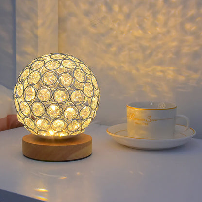 BowLift | Sleek Minimalist Round USB-Rechargeable LED Night Light Table Lamp