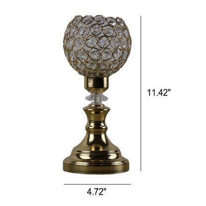 BowLift European Luxury Crystal Ball 1-Light Art Table Lamp – Elegant Crystal Accent for Modern Living
