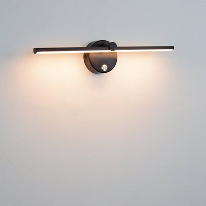 BowLift Nordic Minimalist Aluminium Long Bar LED Mirror Wall Light with Switch