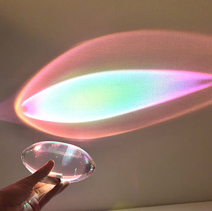 BowLift Crystal Projection LED Table Lamp with Angel-Eye Lighting