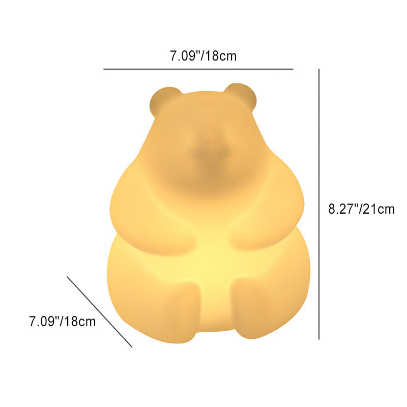 BowLift | Contemporary Bear PE LED Table Lamp with Creative Design for the Living Room