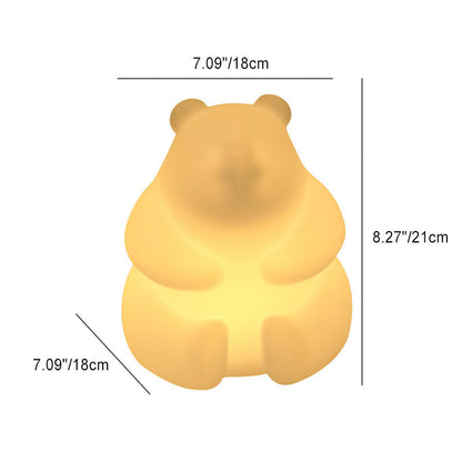 BowLift | Contemporary Bear PE LED Table Lamp with Creative Design for the Living Room