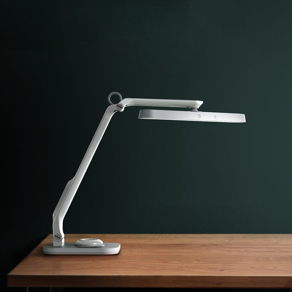 BowLift Modern Eye-Care LED Desk Lamp with USB Charging and Foldable Design for Students