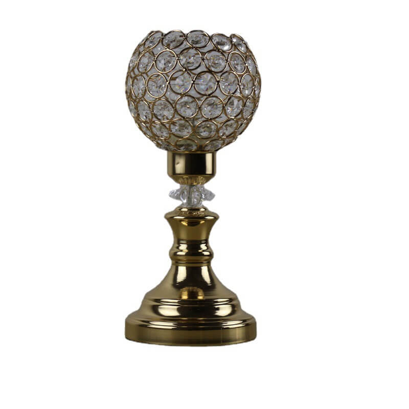 BowLift European Luxury Crystal Ball 1-Light Art Table Lamp – Elegant Crystal Accent for Modern Living