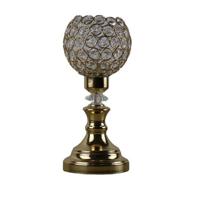 BowLift European Luxury Crystal Ball 1-Light Art Table Lamp – Elegant Crystal Accent for Modern Living