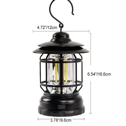 LZINA™ | Contemporary Industrial Portable USB Rechargeable Camping Lamp Horse Lamp For Outdoor