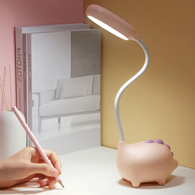 BowLift Rechargeable LED Desk Lamp with Cartoon Dinosaur — Eye-Care Lighting for Kids