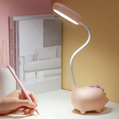 BowLift Rechargeable LED Desk Lamp with Cartoon Dinosaur — Eye-Care Lighting for Kids