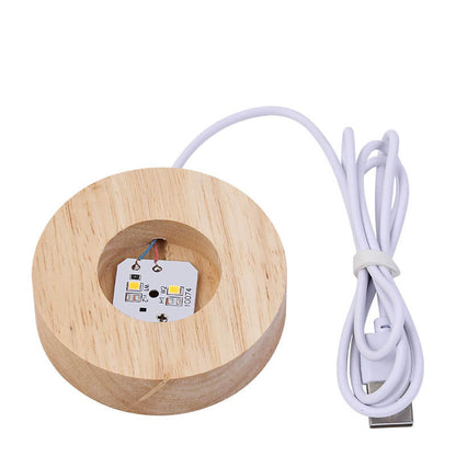 Enchanted Star System Crystal Ball USB LED Night Light Table Lamp