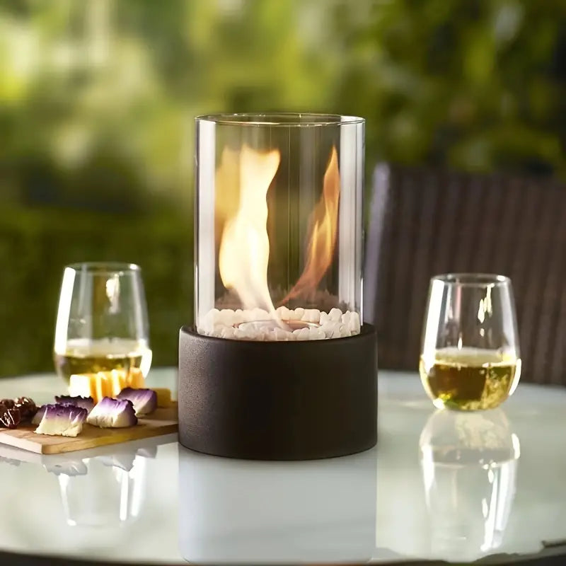 BowLift | LumiFlame: Modern Portable Heater for Instant Warmth Anywhere