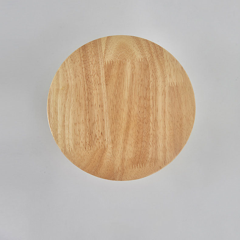 BowLift Modern Minimalist Wood LED Wall Light — Round, Irregular Oval Wall Lamp for Living Room