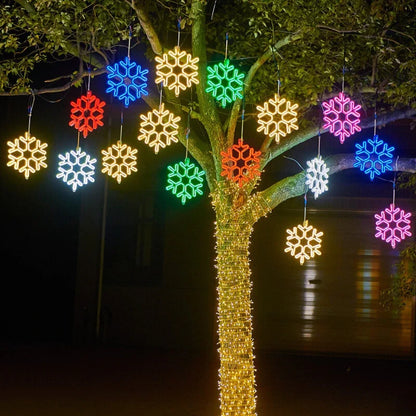 LZINA™ | Waterproof LED Snowflake Light for Festive Winter Decoration