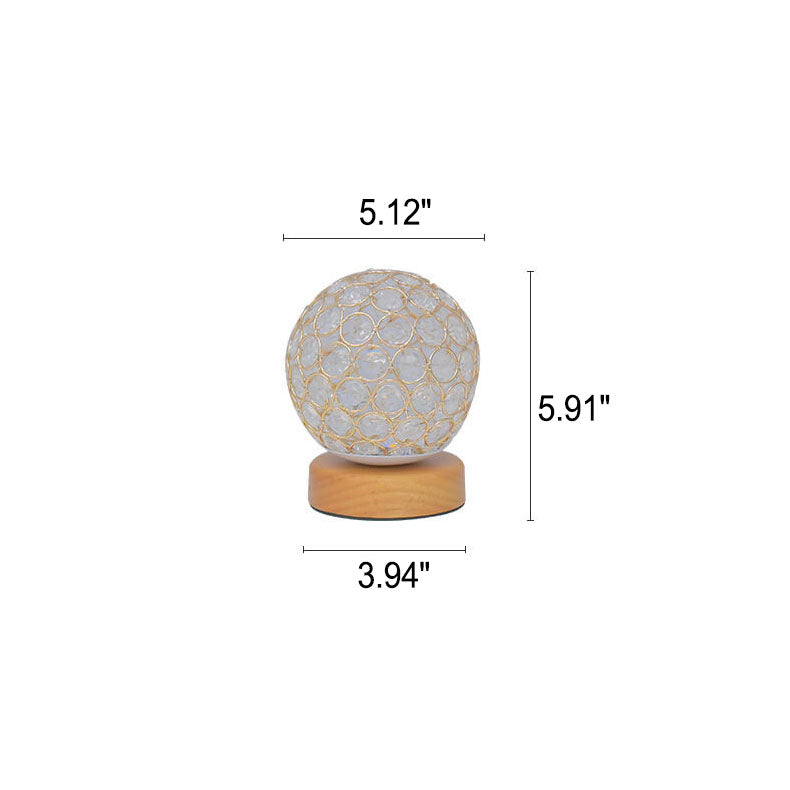 BowLift | Sleek Minimalist Round USB-Rechargeable LED Night Light Table Lamp