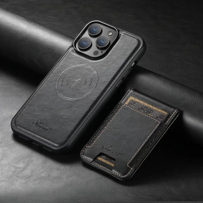 LuxCase Leather Phone Case with Card Slot and Stand – Compatible with iPhone | Bowlift