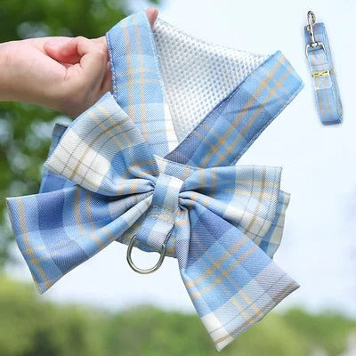 Aurélien Harness – Stylish Dog Harness with Bow Bowlift