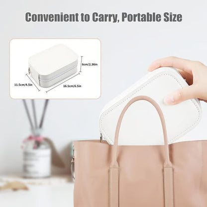BowLift | Portable Makeup Organizer — Compact LED Mirror with Adjustable Lighting