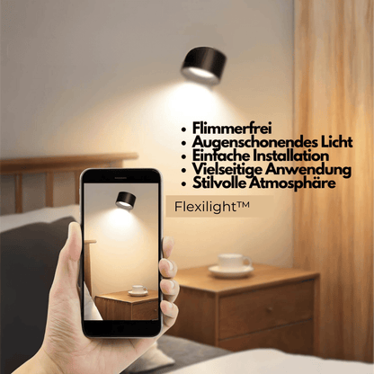 BowLift 360° Wireless Rechargeable Wall Light — Flexible, All-Angle LED Illumination
