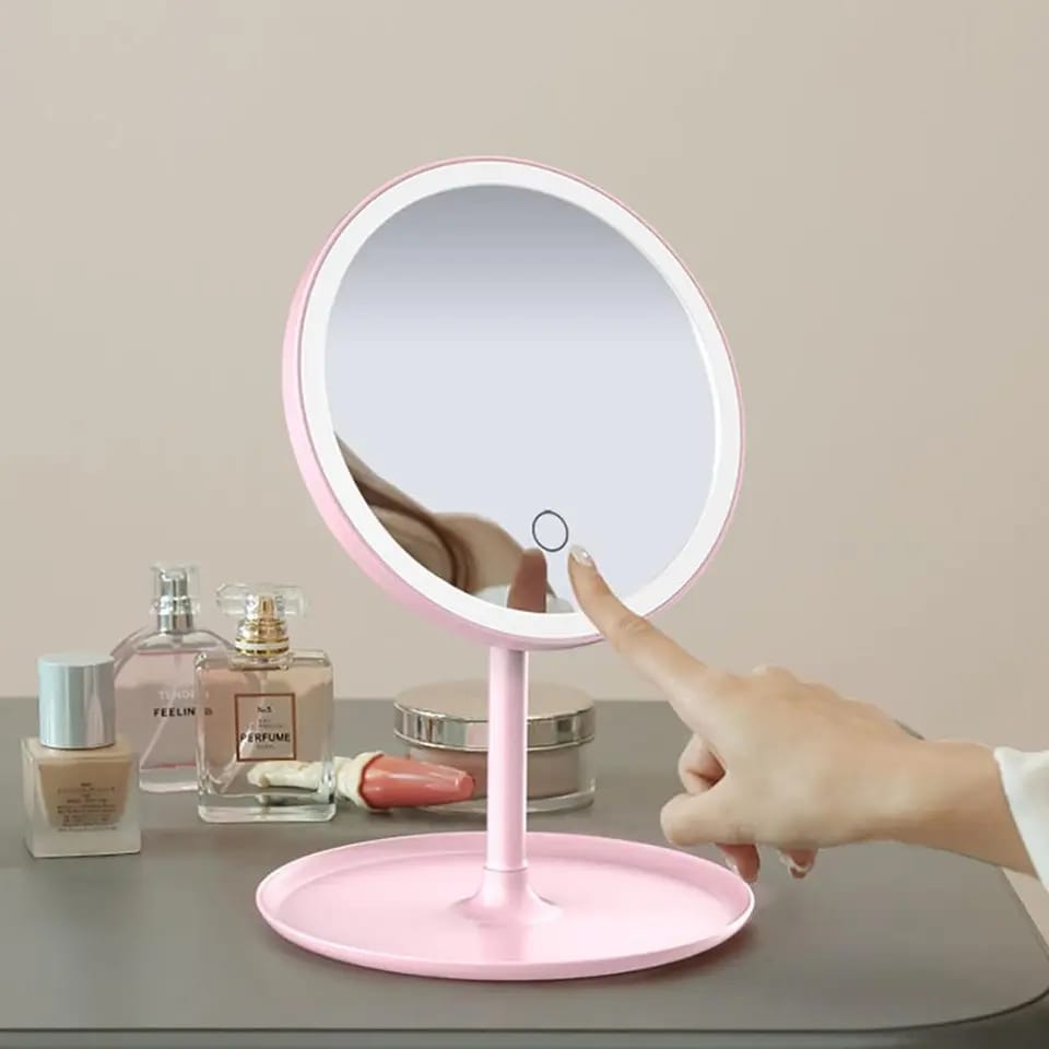 Selfie Ring Light with Makeup Mirror & Phone Holder Kit Bowlift