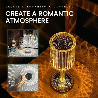BowLift Touch-Activated Gatsby Crystal Lamp