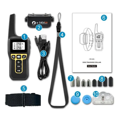 BowLift | 1000m Waterproof Dog Training Collar | Rechargeable, Remote Control & Adjustable for Small, Medium, and Large Dogs
