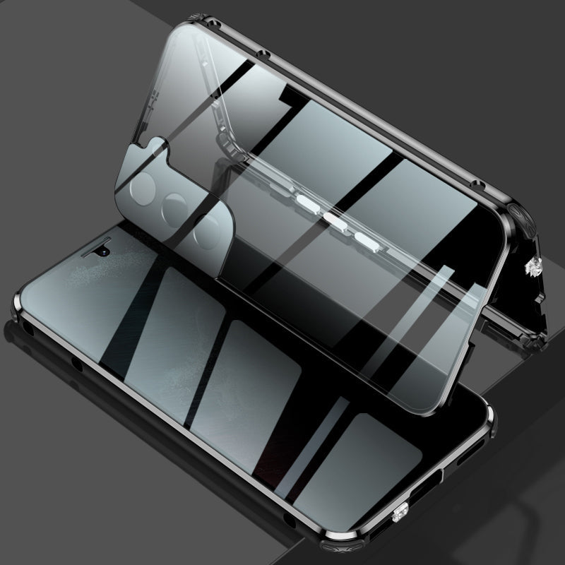 LZINA™ | MAGNETIC DOUBLE-SIDED GLASS PHONE CASE