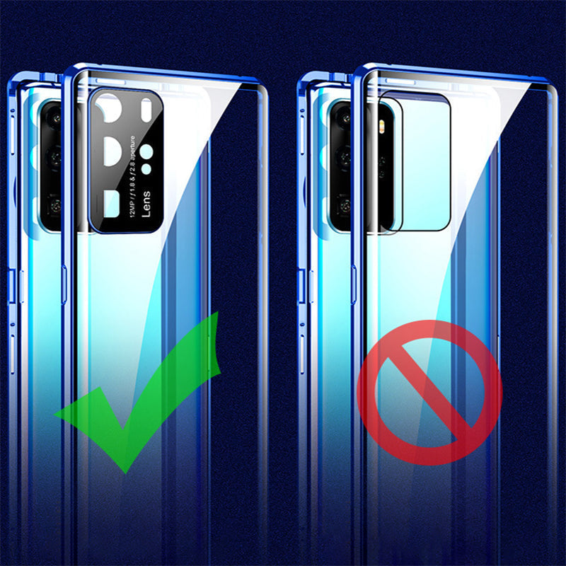 LZINA™ | MAGNETIC DOUBLE-SIDED GLASS PHONE CASE