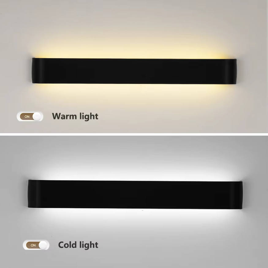 BowLift Nordic LED Wall Light - Modern Brushed Aluminum Indoor Wall Fixture