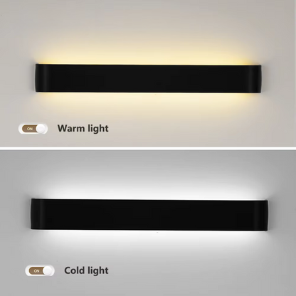 BowLift Nordic LED Wall Light - Modern Brushed Aluminum Indoor Wall Fixture