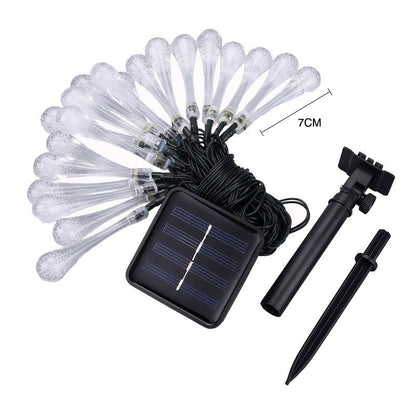 LZINA™ | Solar Water Droplet String Lights