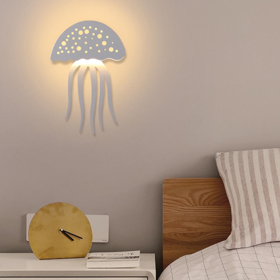 BowLift Modern Jellyfish LED Wall Light — 1-Light, Creative Design